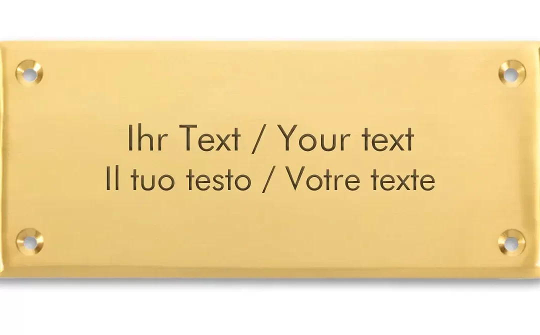 Devi stampare una targa per il tuo B&B, affittacamere, case vacanze?